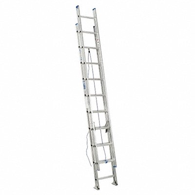 WERNER D13202 Extension Ladder Aluminum 20 ft I