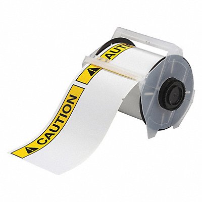 BRADY 121559 Label Vinyl Black/Yellow