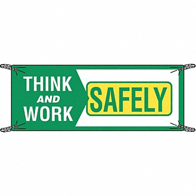 BRADY 106305 Banner 48 in x 120 in Polyethylene
