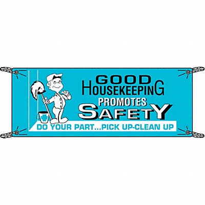 BRADY 106334 Banner 36 in x 60 in Polyethylene