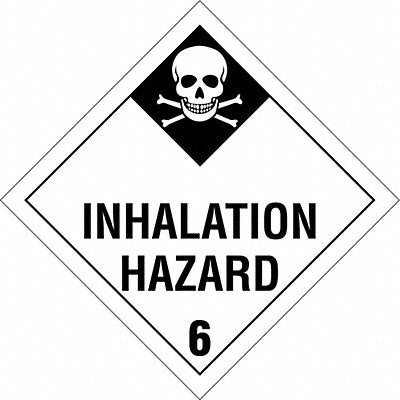 BRADY 63431 DOT Container Placard 10-3/4 Label W