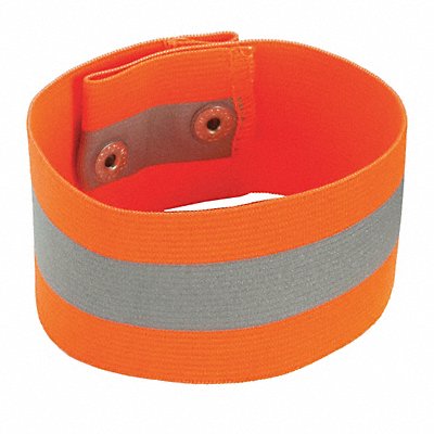 GLOWEAR BY ERGODYNE 8001 Arm/Leg Band - Button L/XL Orange