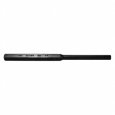 MAYHEW PRO 21504 Pin Punch 8in L 3/8in Tip Steel BO