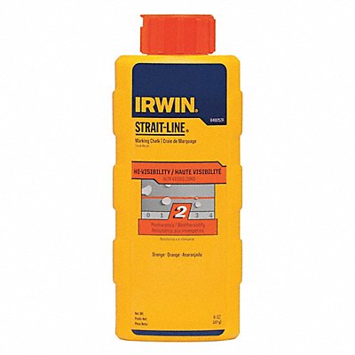 IRWIN 64905ZR Chalk Line Orange 8 oz High Visibility