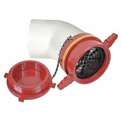 MOON AMERICAN 298605025 Dry Hydrant 45 Adaptor 5 In Female