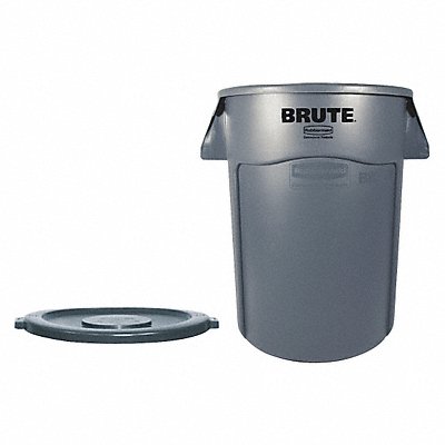 RUBBERMAID COMMERCIAL PRODUCTS FG264360GreyFG264560Grey Utility Container 44 gal Grey