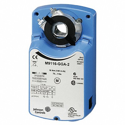 JOHNSON CONTROLS M9116HGA2 Actuator Damper and Valve 140 in-lb