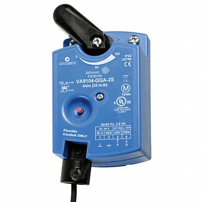 JOHNSON CONTROLS VA9104IGA2S Electric Ball Valve Actuator 24V AC Float On/Off