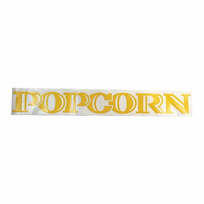 CRETORS 2414 Decal Popcorn Red Top Yellow Letters