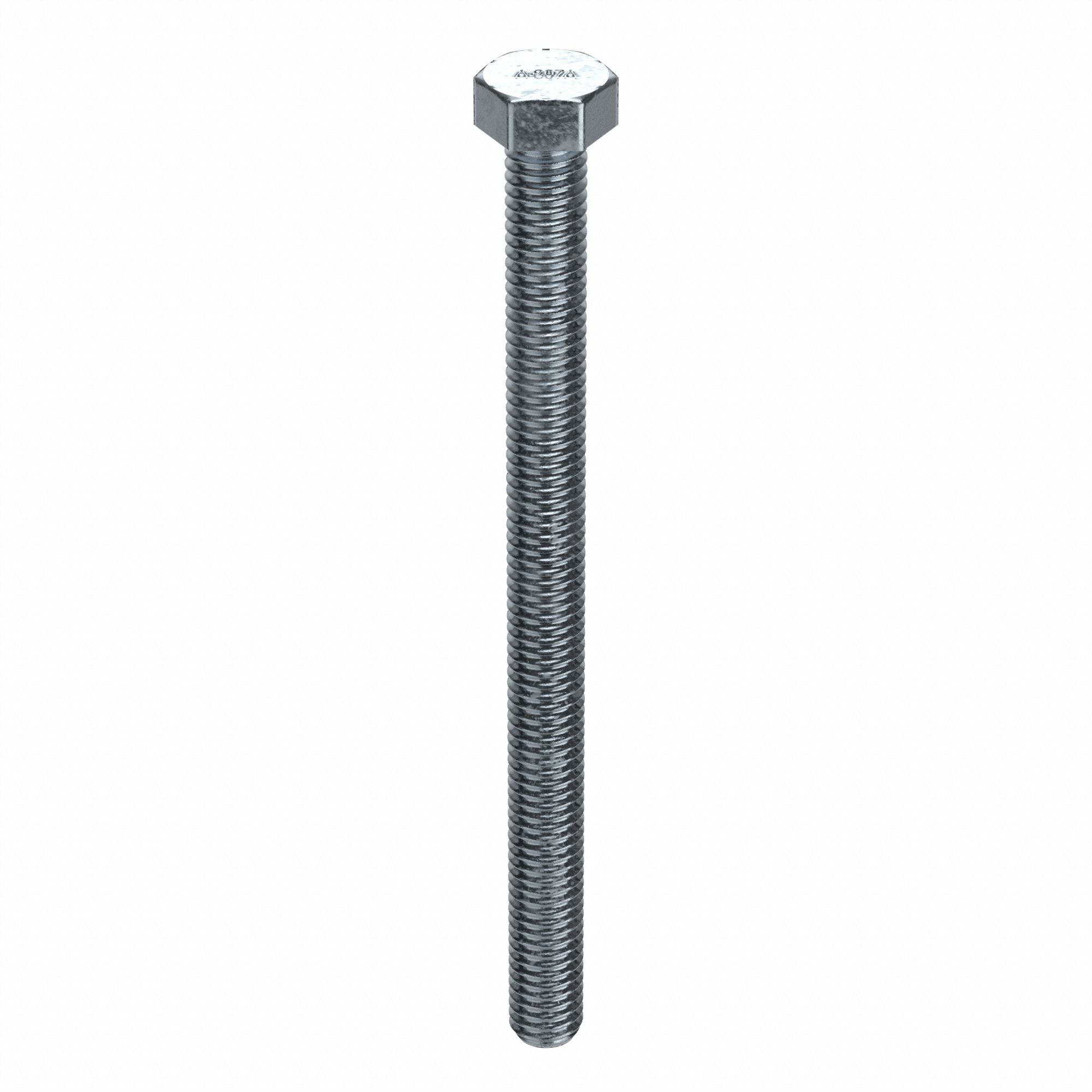 GRAINGER U012090370600 Hex Head Cap Screw Steel 6 3/8 -16 10PK