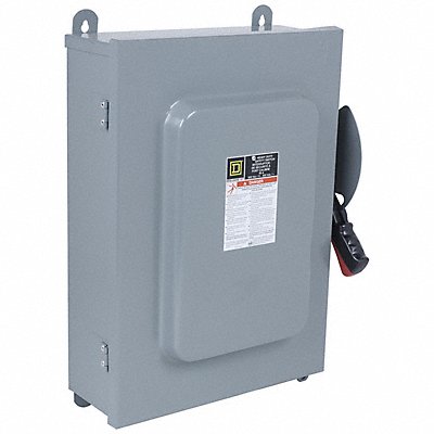 SQUARE D HU662AWK Safety Switch Non Fusible 60 A Steel