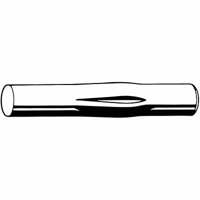 GRAINGER U397500090025 Grooved Pin 3/32 in dia 0.25 in L PK10