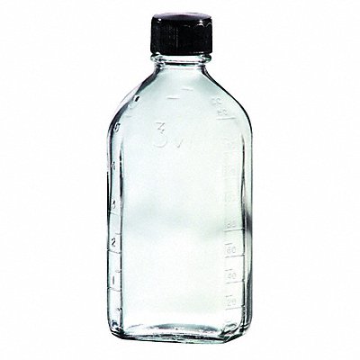 QORPAK GLC13070 Bottle 134 mm H Clear 41 mm Dia PK48