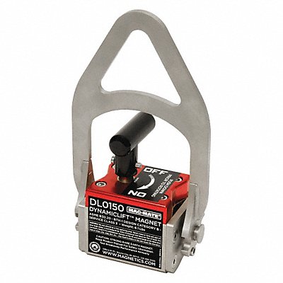 MAG-MATE DL0150 Lifting Magnet 150 lb Flat Cap. 3 in L