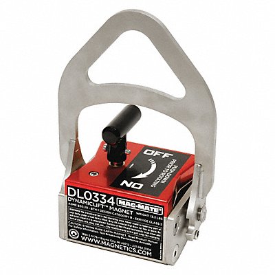MAG-MATE DL0334 Lifting Magnet 334 lb Flat Cap. 4 1/4 L