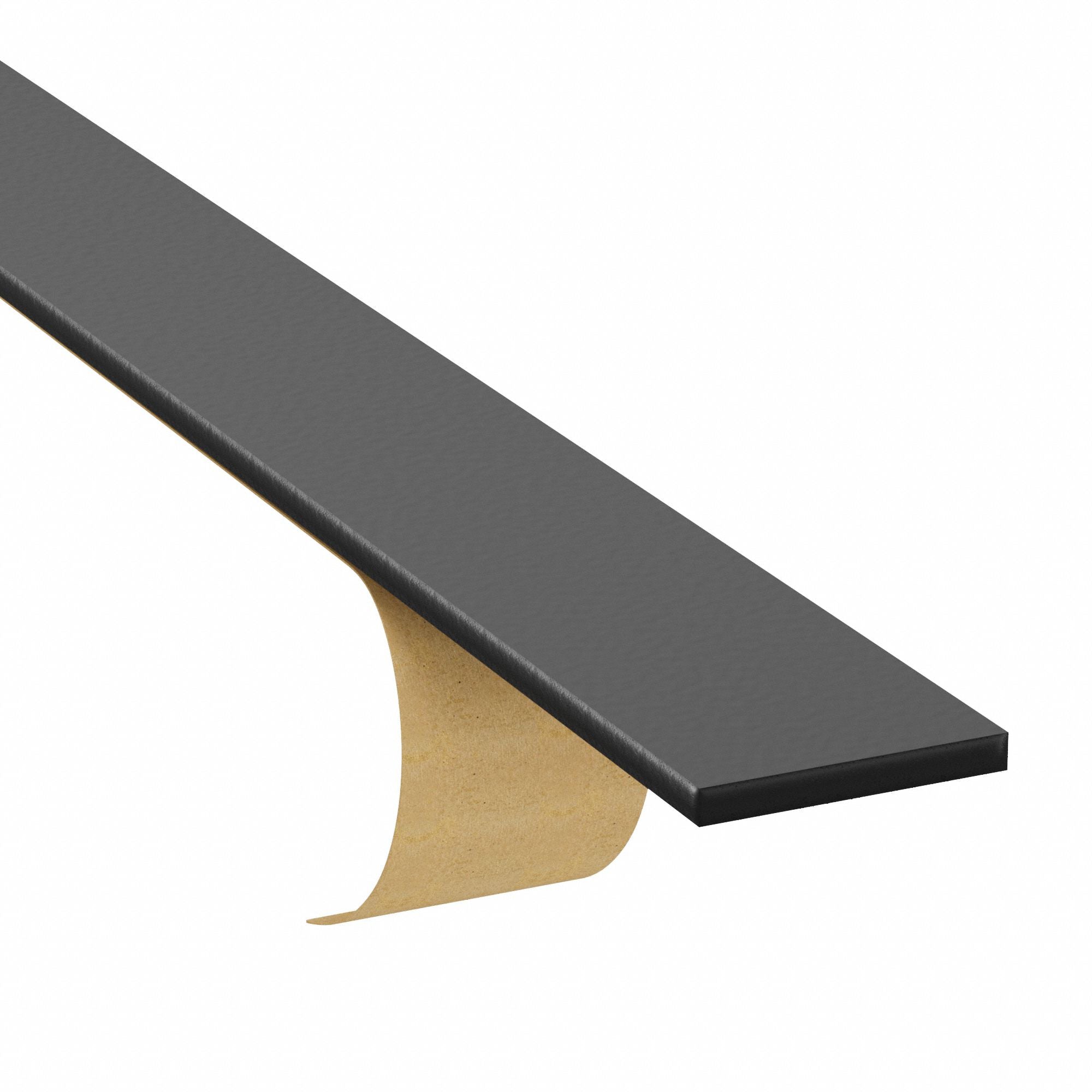 GRAINGER P8150ULRL0150XOH50L EPDM Neoprene SBR Strip L 50 ft Black