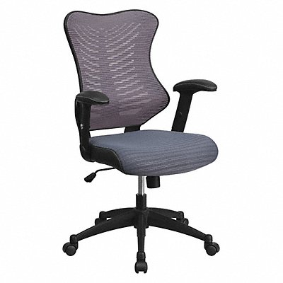 FLASH FURNITURE BLZP806GYGG Executive Chair Grey Seat Mesh Back
