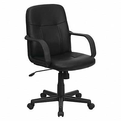 FLASH FURNITURE H8020GG Executive Chair Black Seat Vinyl Back