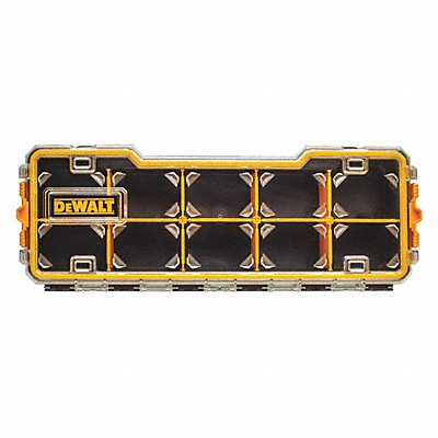 DEWALT DWST14835 Comprt Bx Integ Snaps Blk/Yellow 2.875 in