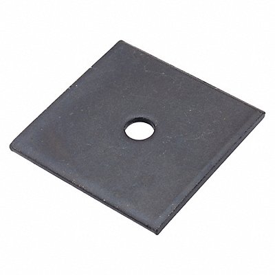 GRAINGER Z8926BOX Square Washer BlkOx Stl 1/4 in 2x0.128in