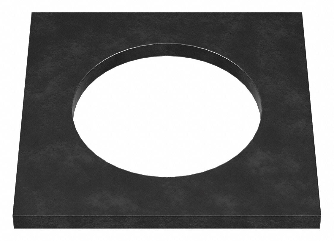 GRAINGER Z8934BOX Square Washer BlkOx Stl 1 1/4in 2x0.128in 1PK