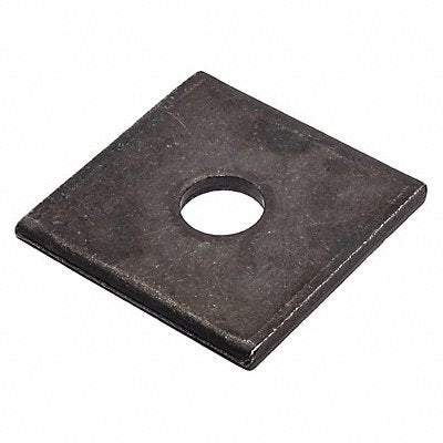 GRAINGER Z8937BOX Square Washer BlkOx Stl 1/2 in 2x0.200in 1PK