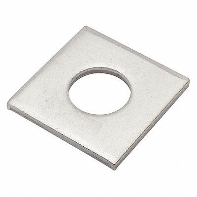 GRAINGER Z8941188 Square Washer NGrd SS 7/8 in 2x0.200in 1PK