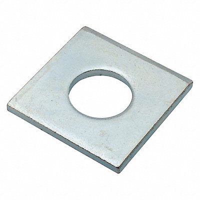 GRAINGER Z8941ZN Square Washer Znc Stl 7/8 in 2x0.200in 1PK