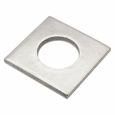GRAINGER Z8943188 Square Washer NGrd SS 1 in 2x0.1875in 1PK