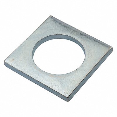 GRAINGER Z8951ZN Square Washer Znc Stl 1 1/4 in 2x0.200in 1PK