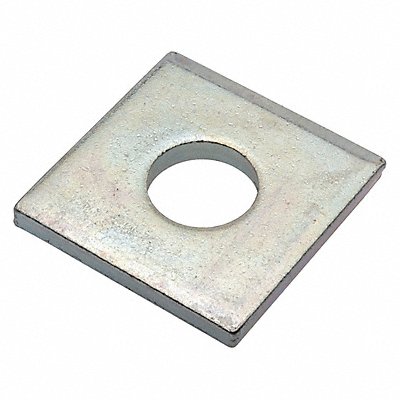 GRAINGER Z8958ZN Square Washer Znc Stl 3/4 in 2x0.280in 1PK