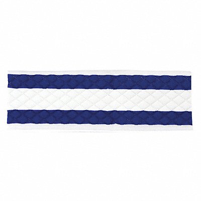 HOSPECO 2504DPFP15W Mop Pad 15 in W Blue/White PK12