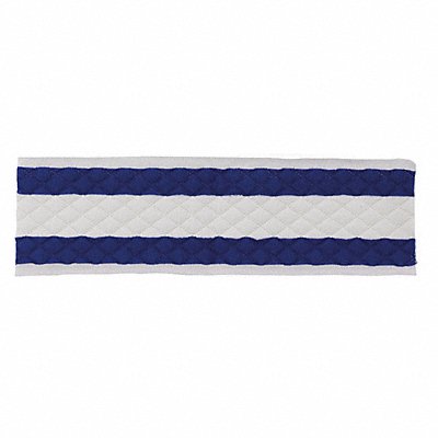 HOSPECO 2504DPFP17W Mop Pad 17 in W Blue/White PK12