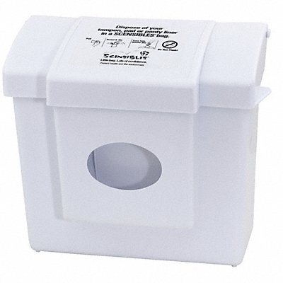 HOSPECO CDW Sanitary Receptacle and Liner 9-3/4 H