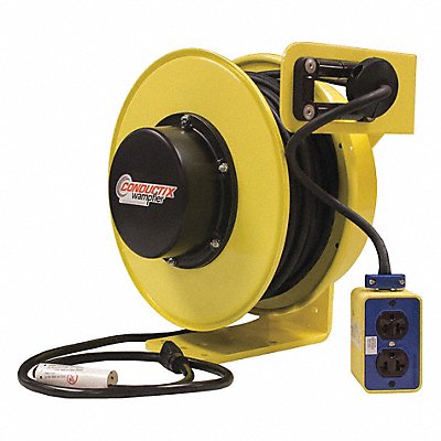 CONDUCTIX-WAMPFLER XA141120310016 Cord Reel 100ft 12 AWG Outlet Bx 125VAC