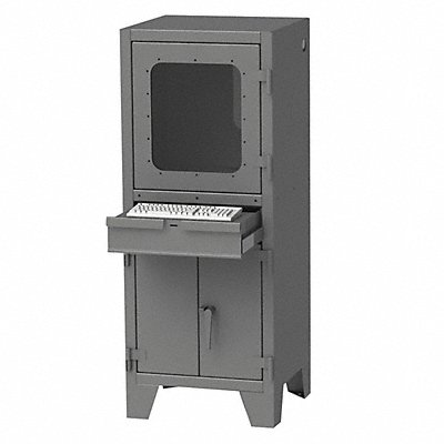 GREENE MANUFACTURING INC. EXC2672FDS CompEnc 2Shlv ChrclGry 72 x26 x24