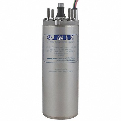 FLINT WALLING 137412 Motor 1/2 HP 3 450 rpm 115V