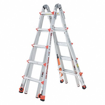 LITTLE GIANT 15182882 Multipurpose Ladder 300 lb Ld Cap. Alum.