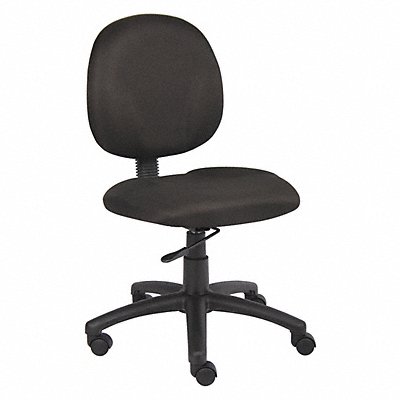 BOSS B9090BK Task Chair Nylon Base Overall 40 H