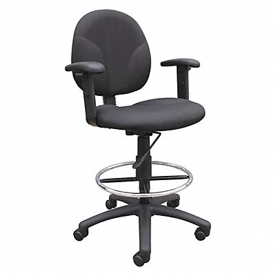 BOSS B1691BK Chair Nylon Base Overall 49-1/2 H