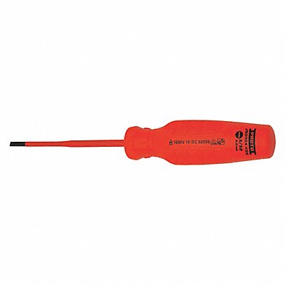 PROTO J90004VDE Insulated Slotted Screwdriver 5/32 in