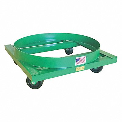 GRAINGER AI424MC Drum Dolly 8 H Steel 2300 lb Cap.