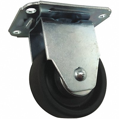 GRAINGER 426A78 Standard Plate Castor Rigid 125 lb.