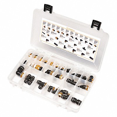 SUR R AB25 Air Brake Connector Kit Compression Type