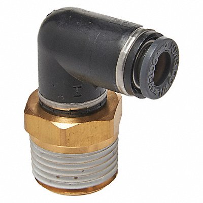 SUR R ABE240 Male Elbow Compression Type Brass PK2