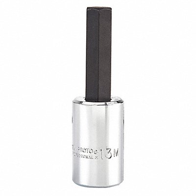 PROTO J544113M Socket Bit Steel 1/2 in TpSz 13 mm