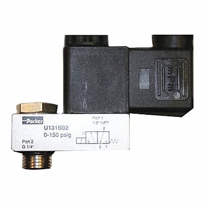 PARKER U131B02NDAF Pilot Valve 1/4 Thread 120/110VAC Type