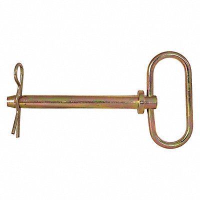BUYERS PRODUCTS 66125 Hitch Pin 6 1/4 in Zinc Plated Yellow
