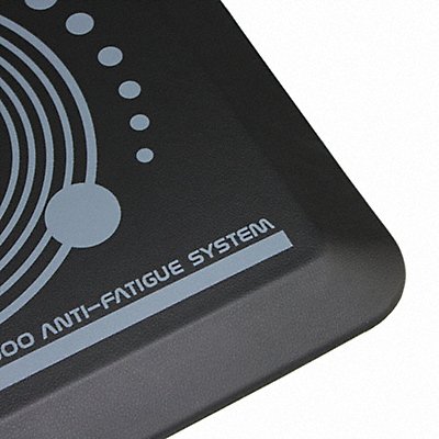 FLOORTEX FCA22032BK Antifatigue Mat Rectangle Bk 20 W 32 L