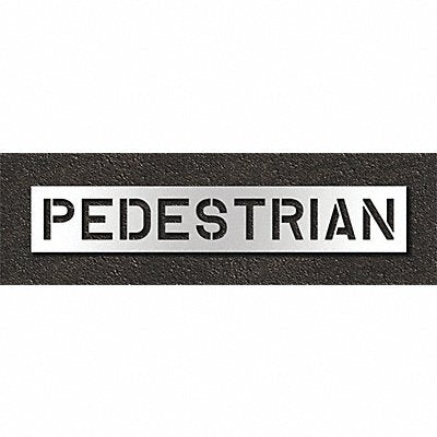 RAE STL10871025 Pavement Stencil Pedestrian